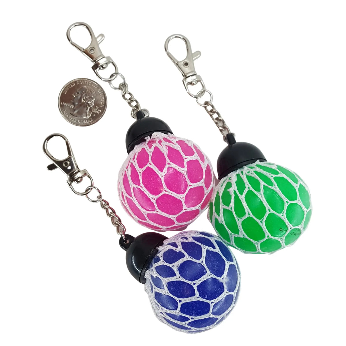 Key Chain | Fidget Key Chains | Stress Balls | FidgetToyBox.com โ Red ...